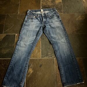 True Religion Light Blue Straight Jeans